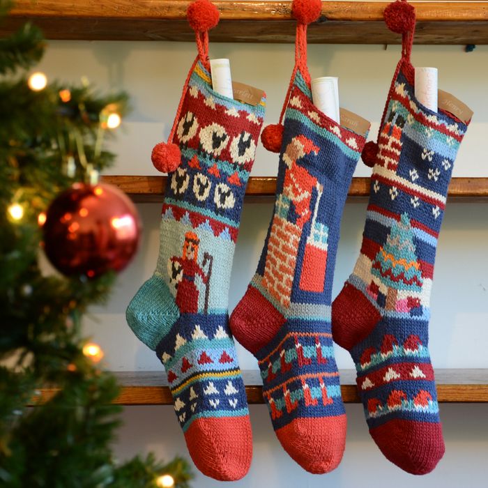 Hand Knitted Christmas Stockings